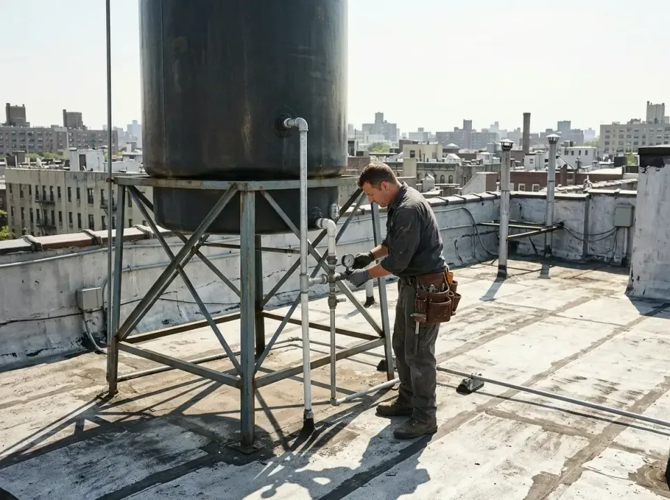 Water Tank — Commercial Plumbing Water Tank — Commercial Plumbing